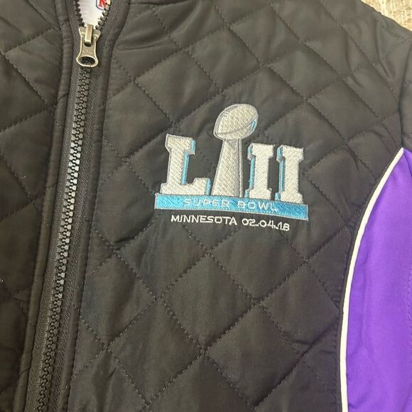 NFL Ladies XL purple/black LI11 jacket new - Picture 2 of 6